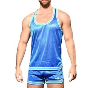 Andrew Christian Baller Tank Medium Royal Blue